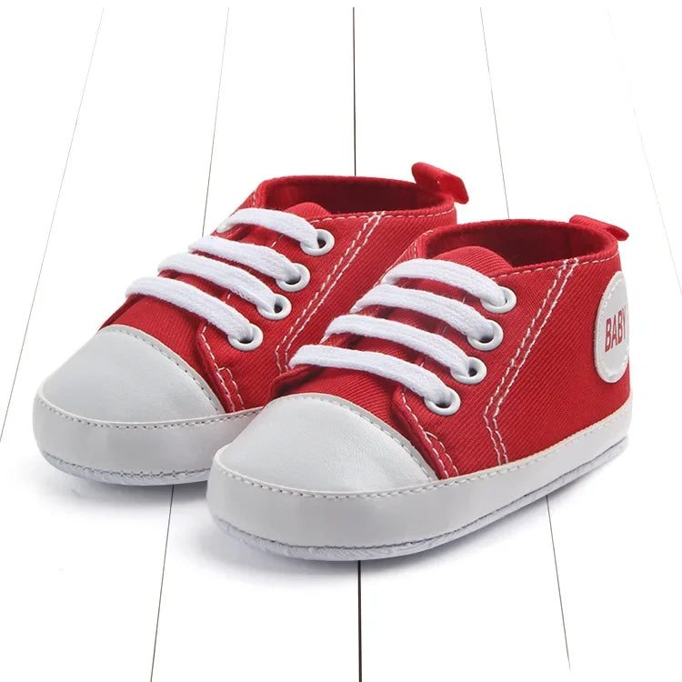 Baby Canvas Classic Sports Sneakers Newborn Baby Boys