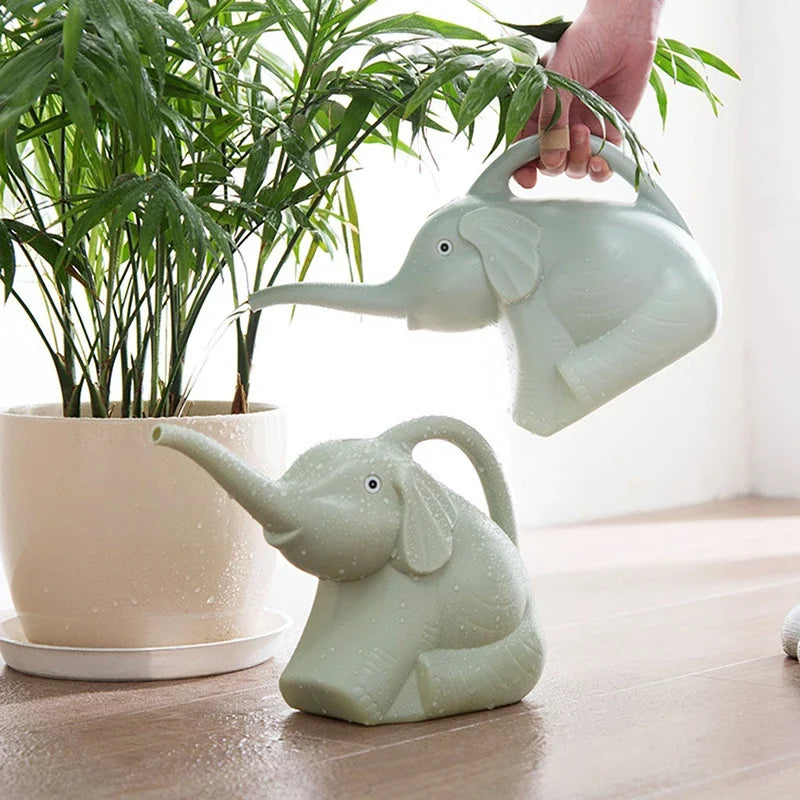 Elephant Shape Watering Can Pot Home Garden Flowers