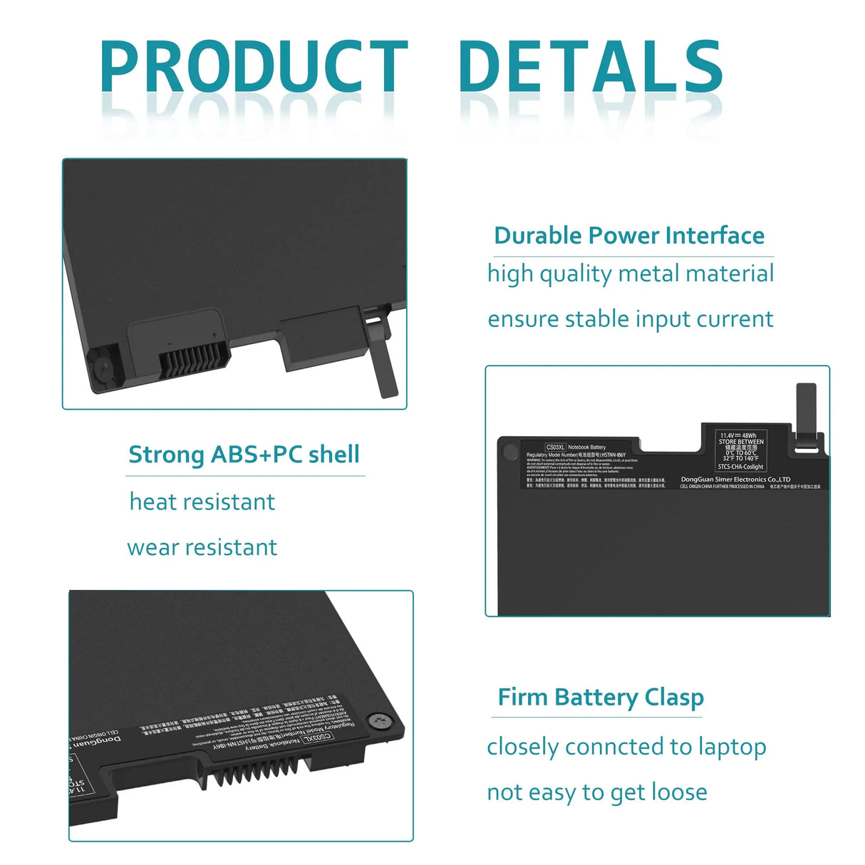 CS03XL Battery for HP Elitebook 840 848 850