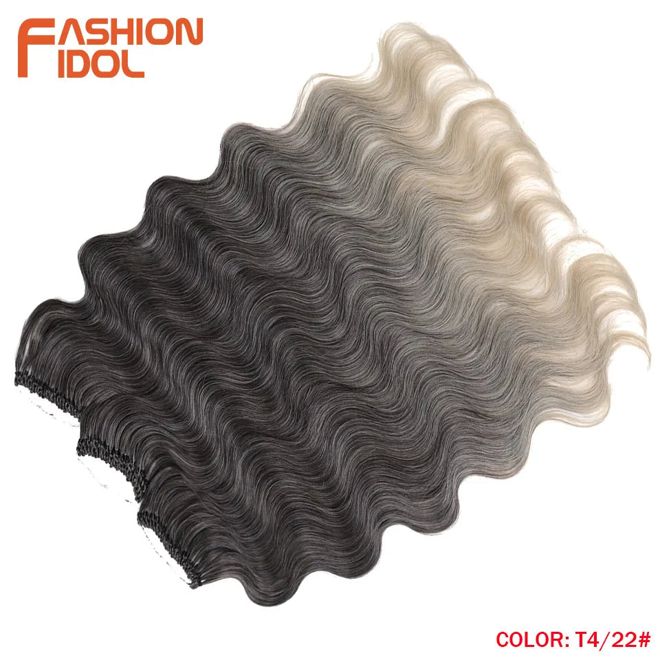 FASHION IDOL 24 Inch Body Wave Crochet Hair