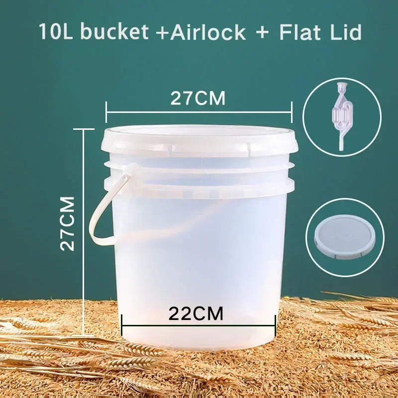 Brewing Beer With Home Fermentation Equipment Wine Bucket