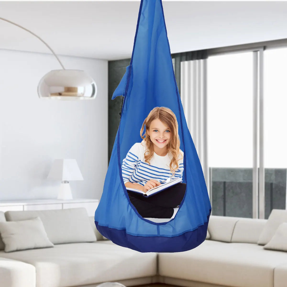 Kids Pod Swing Seat Hammock Chair Durable Children's