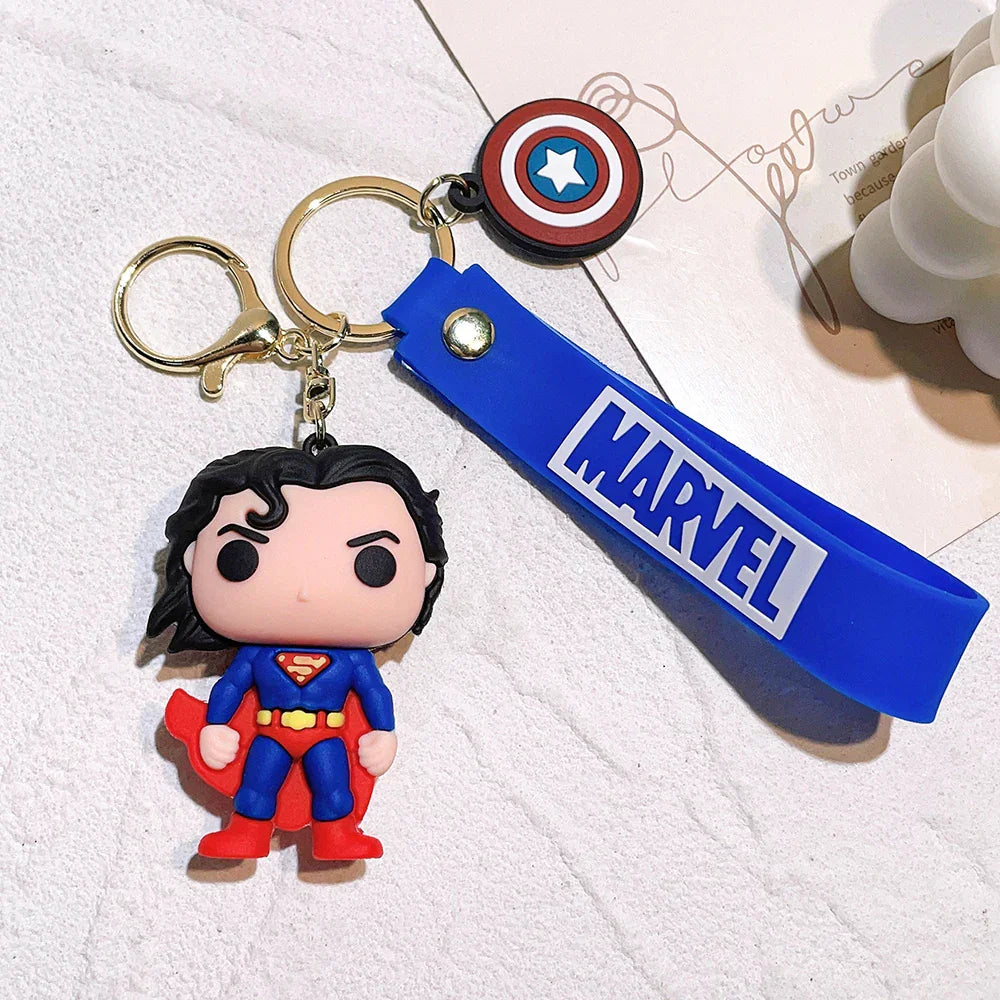 Marvel Keychain Silicone Bag Keyring For Women Disney