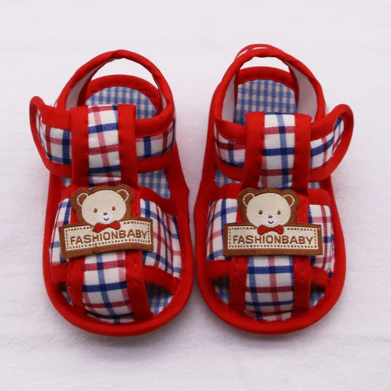 Baby Sandals Toddler Boy Girl Bear Pattern Hollow