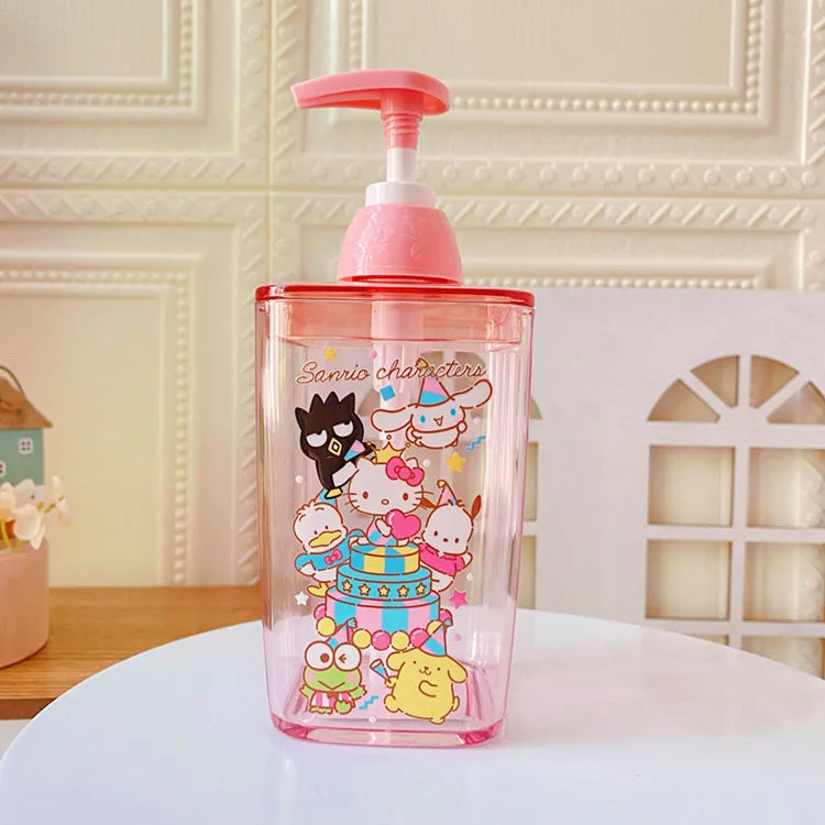 Sanrio Candy Color Soap Bottle Hello Kitty Cinnamoroll