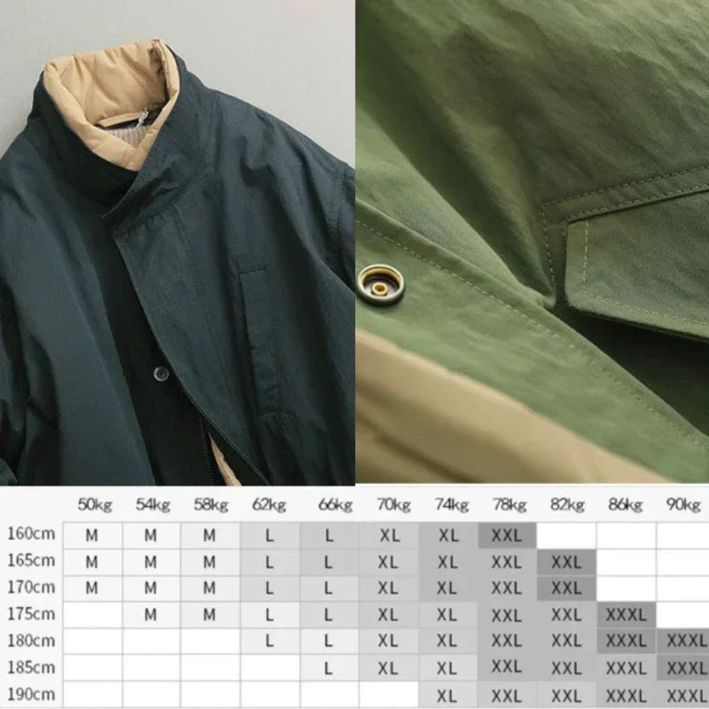 Plus Size Jacket New Winter Japanese Retro Long
