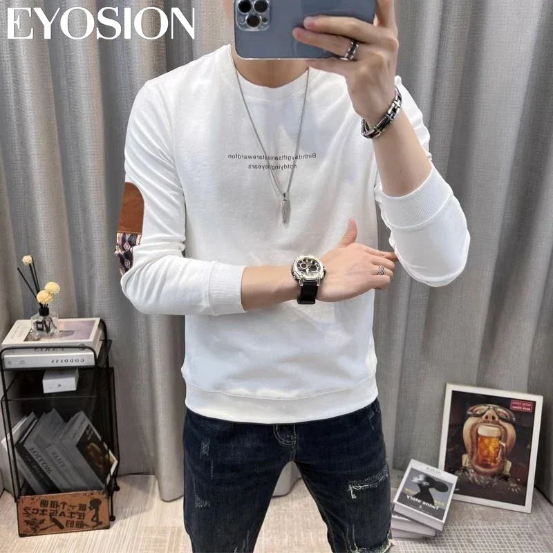 Autumn Men's Hoodies Long Sleeve Sweatshirt New Cotton