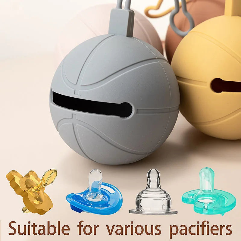 1Pcs Silicone Nipple Storage Bag Kids Pacifier Holder