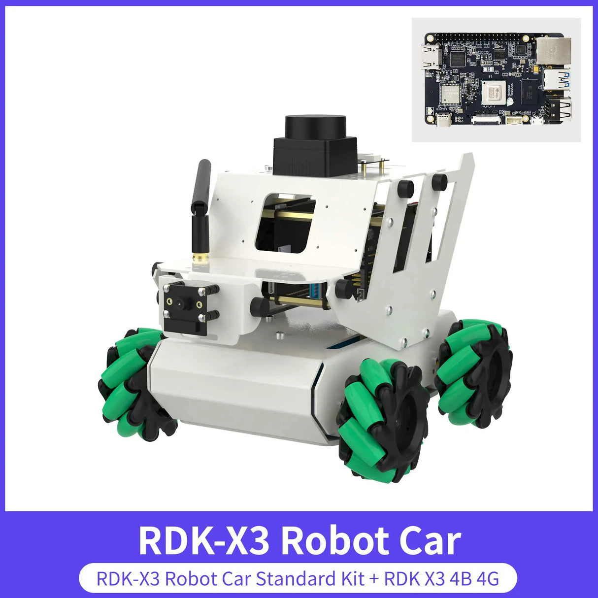 RDK X3 ROS2 AI Educational Robot Car with