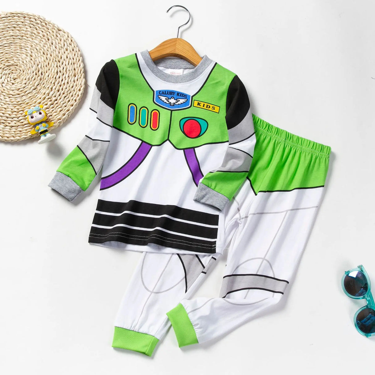 Children Clothes Animation Cartoon Buzz Lightyear Pajamas Suit