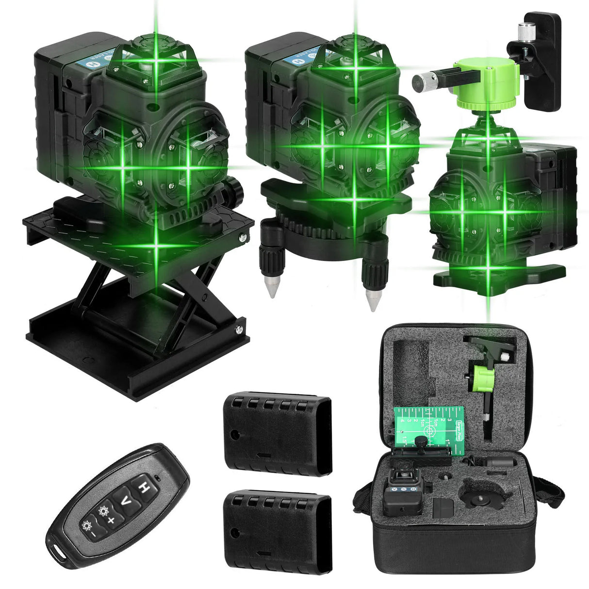 Multifunctional Laser Level 16/12 Lines Green Light Laser