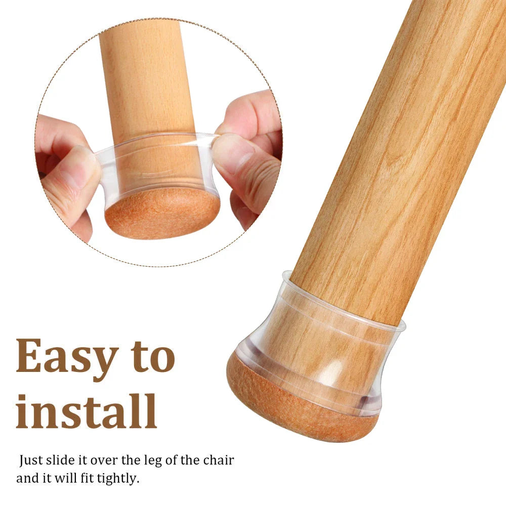 32 Pcs Chair Leg Floor Protectors for Hardwood