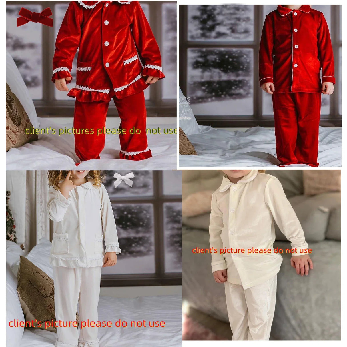 2023 Winter PJ Kids Christmas Pajamas Family Pyjamas