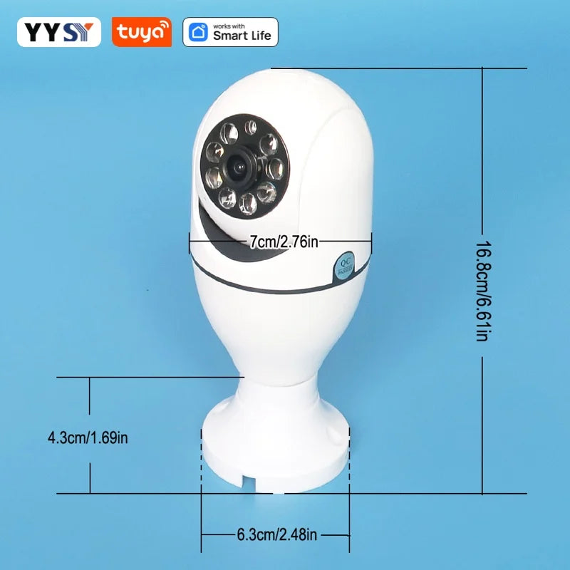 Tuya Smart Home 2.4G E27 Bulb Wifi Surveillance