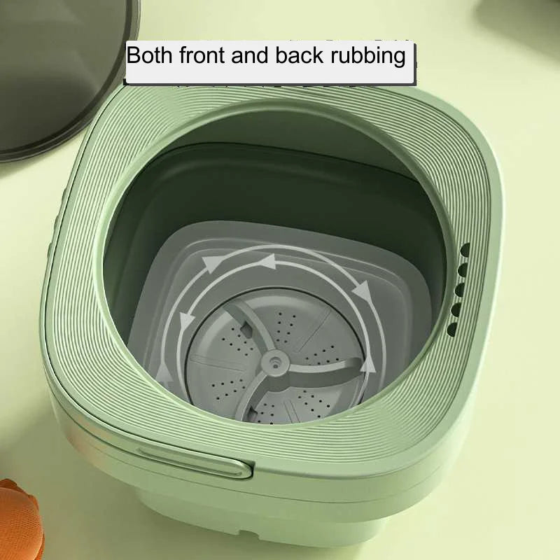 Mini Foldable Washing Machine Portable Mini Socks Underwear