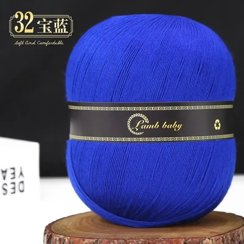150g Solid Color Silk Cotton Yarn Soft Yarn