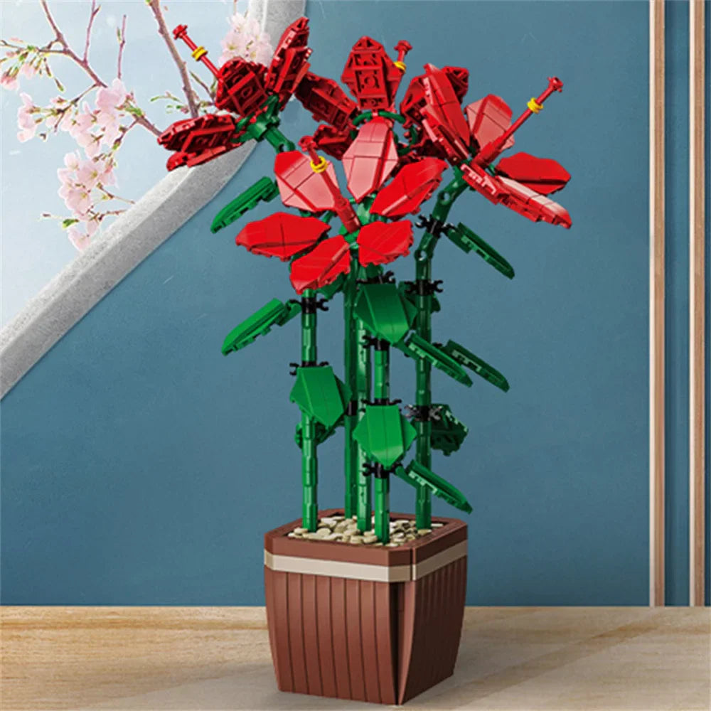 City Creativity Bouquet Flower Cymbidium Faberi Bonsai Potted