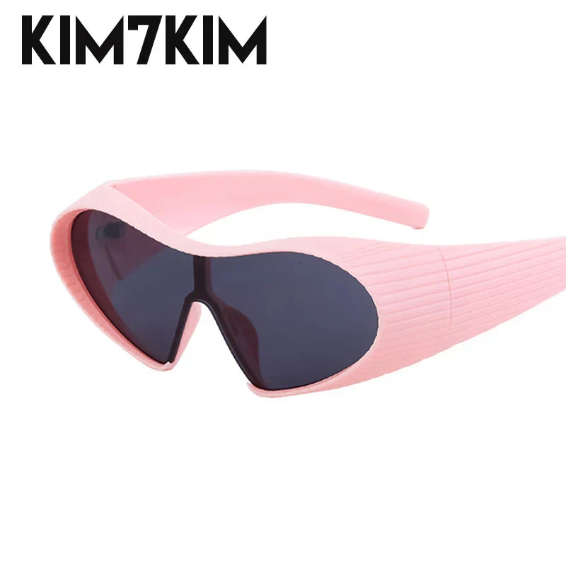 Steampunk Cat Eye Sunglasses Women 2024 New Fashion Oversized Punk Sun Glasses For Ladies Retro 2000‘s Goggle Y2k Accessories