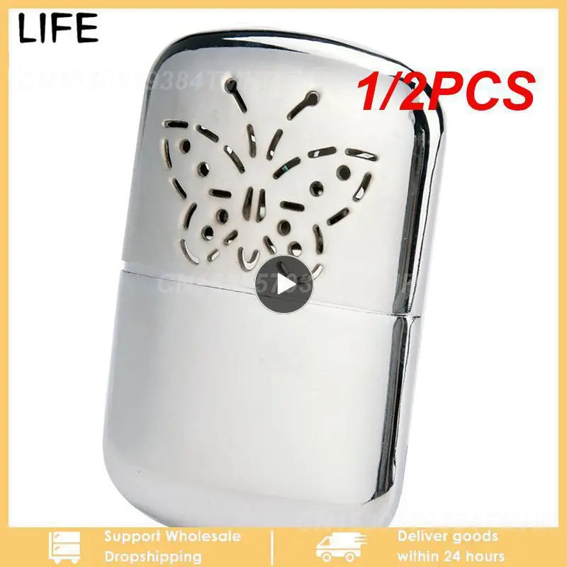 1/2PCS Portable Pocket Hand Warmer Reusable Fuel Hand