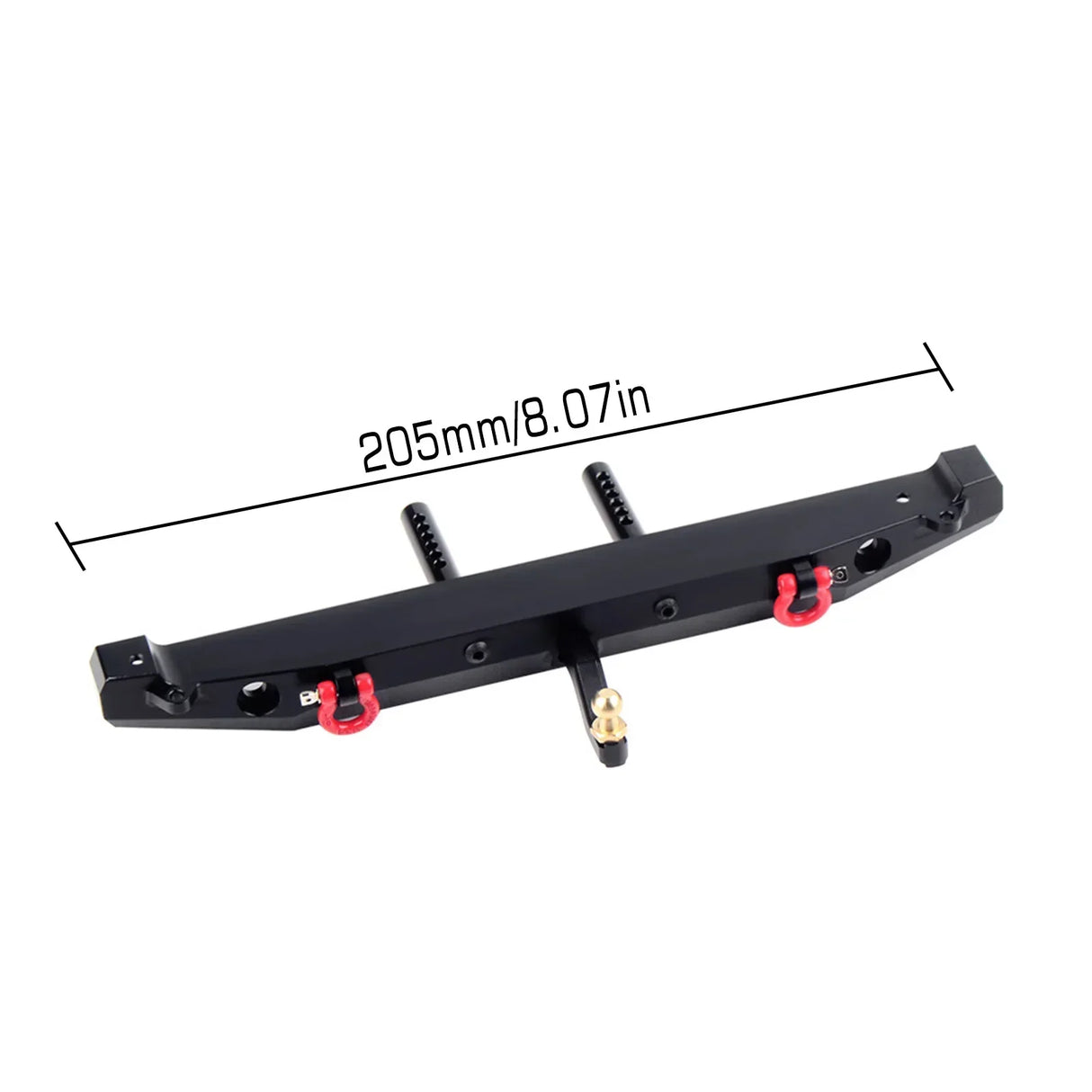INJORA Metal Front Rear Bumper Led Lights 1/10