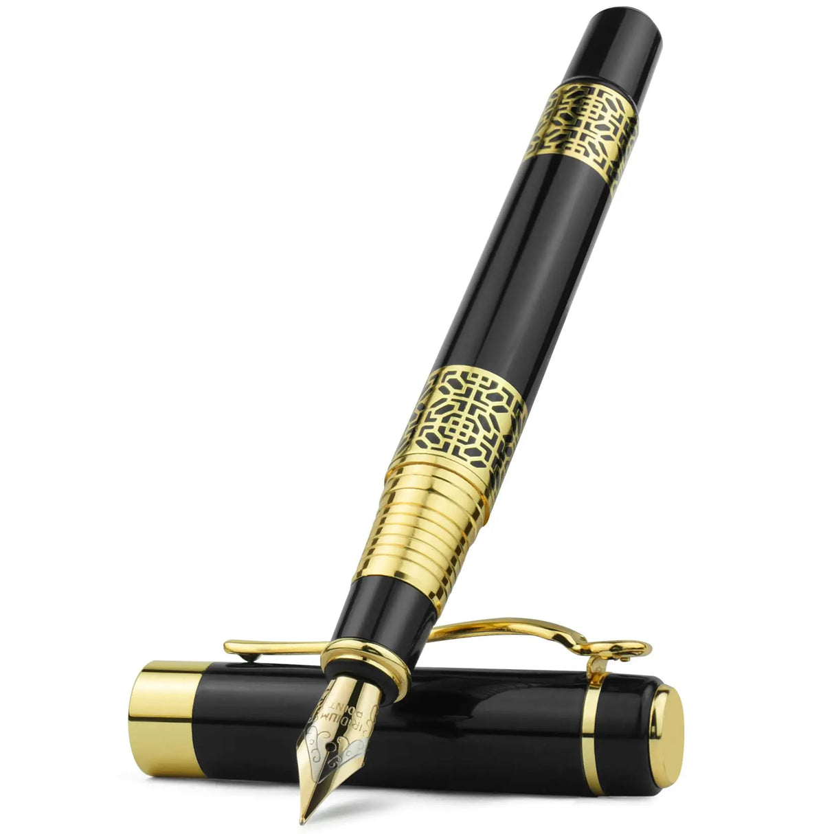 Retro Metal Fountain Pen F Nib Classic Design