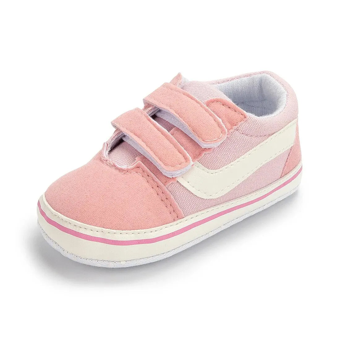 Meckior Baby Canvas Sneakers Classic Stripes Casual Baby