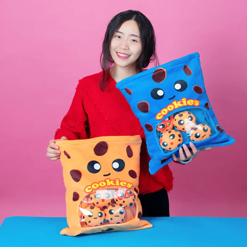 Cartoon Ramen Puff Cookie Bag Bubble Tea Plush