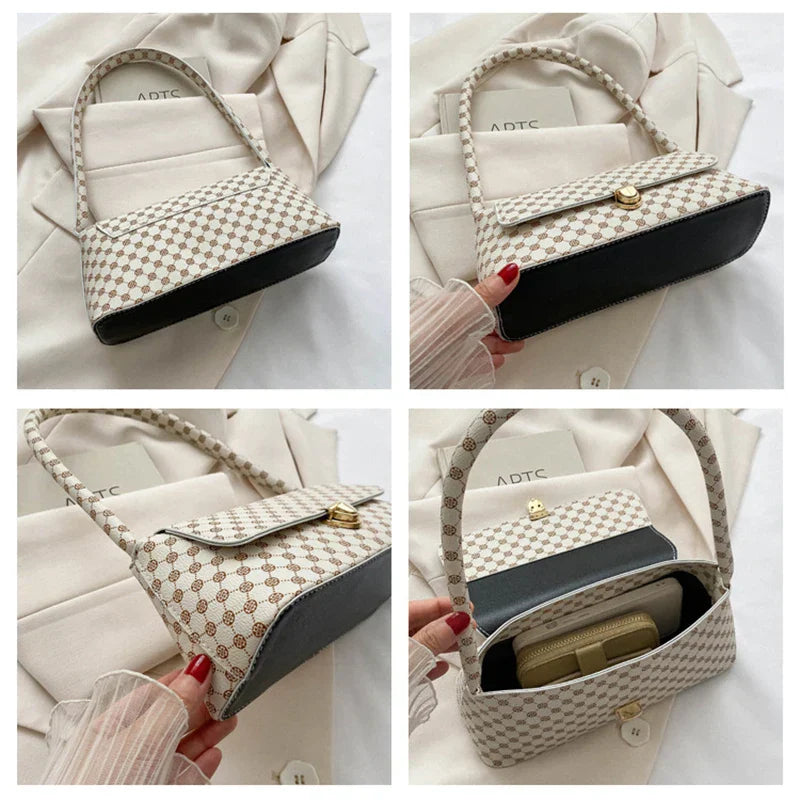 Fashionable and simple shoulder bag, trendy small square