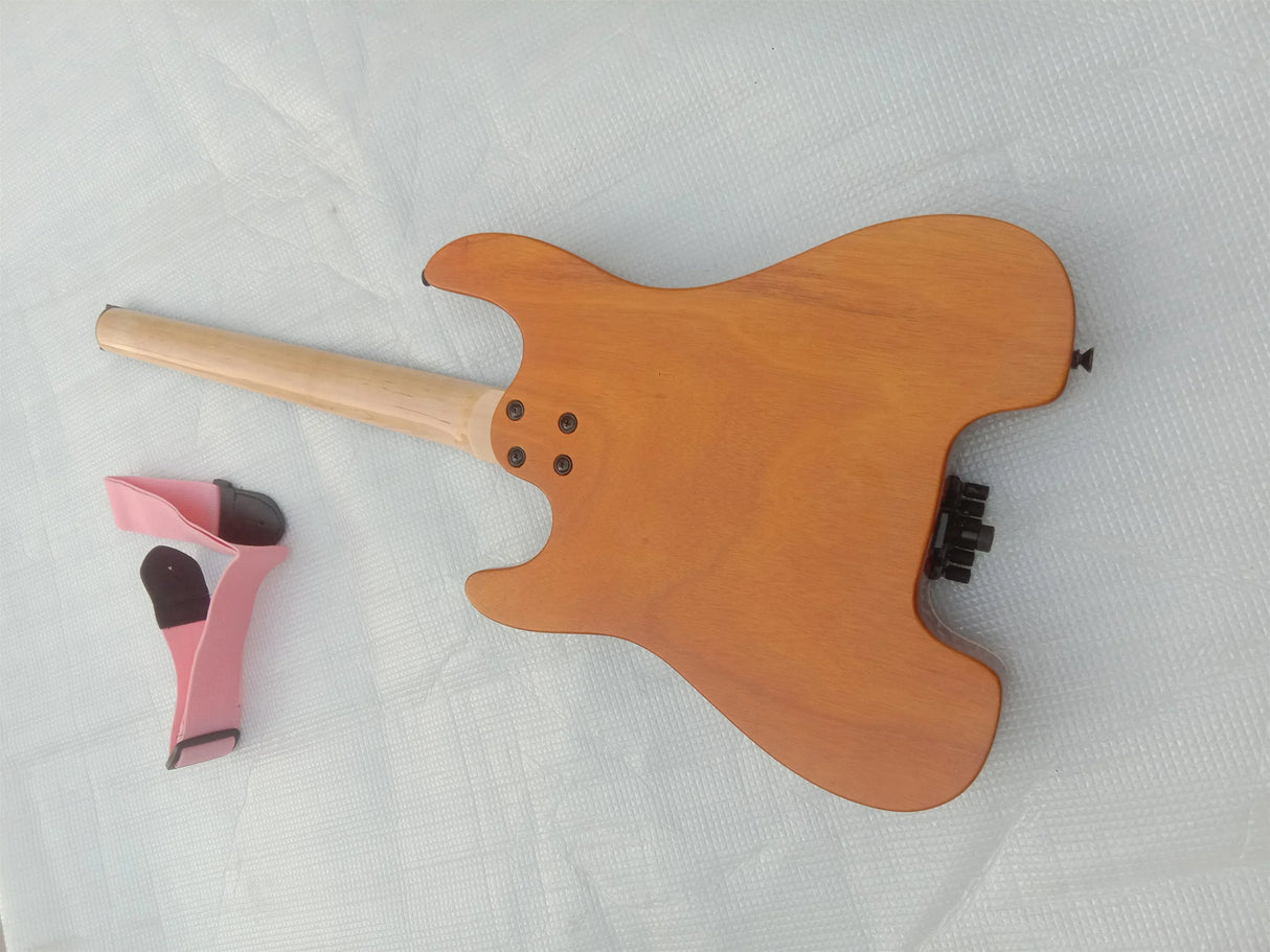 Double F-Hole Integrated Body, Wood Veneer, Feiling Headless