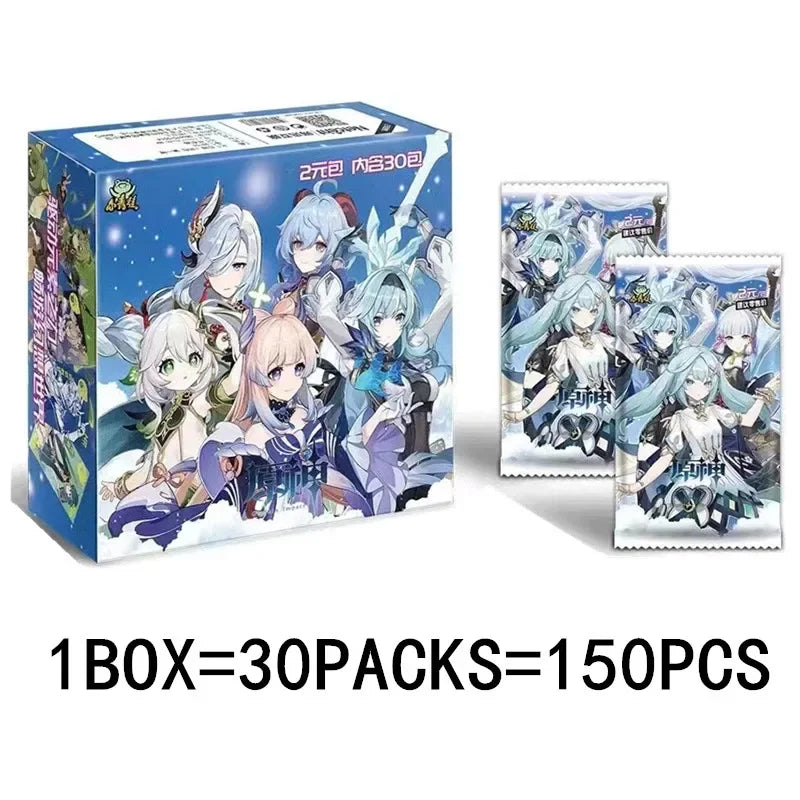 Game Anime Genshin Impact Rare Collectible Card Toy