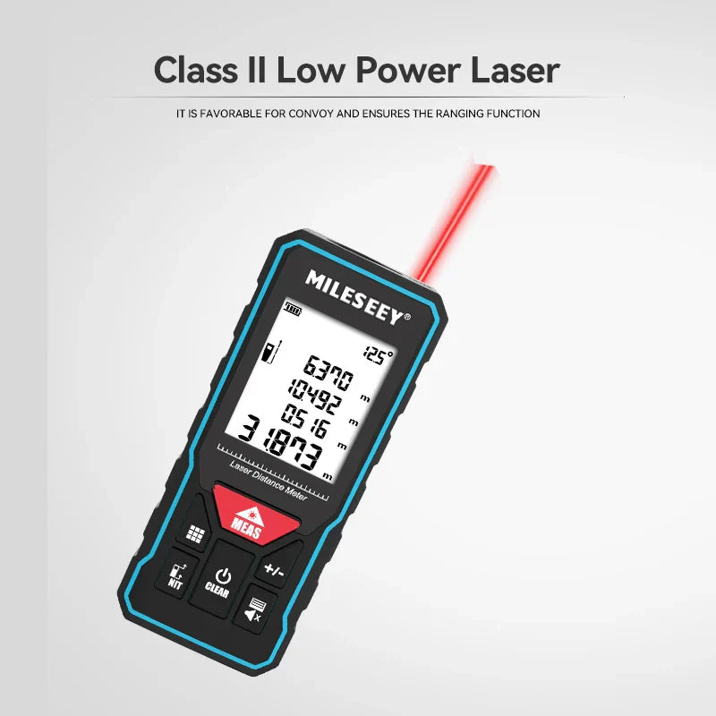 MILESEEY X6 Laser tape measure 40M 60M 80M