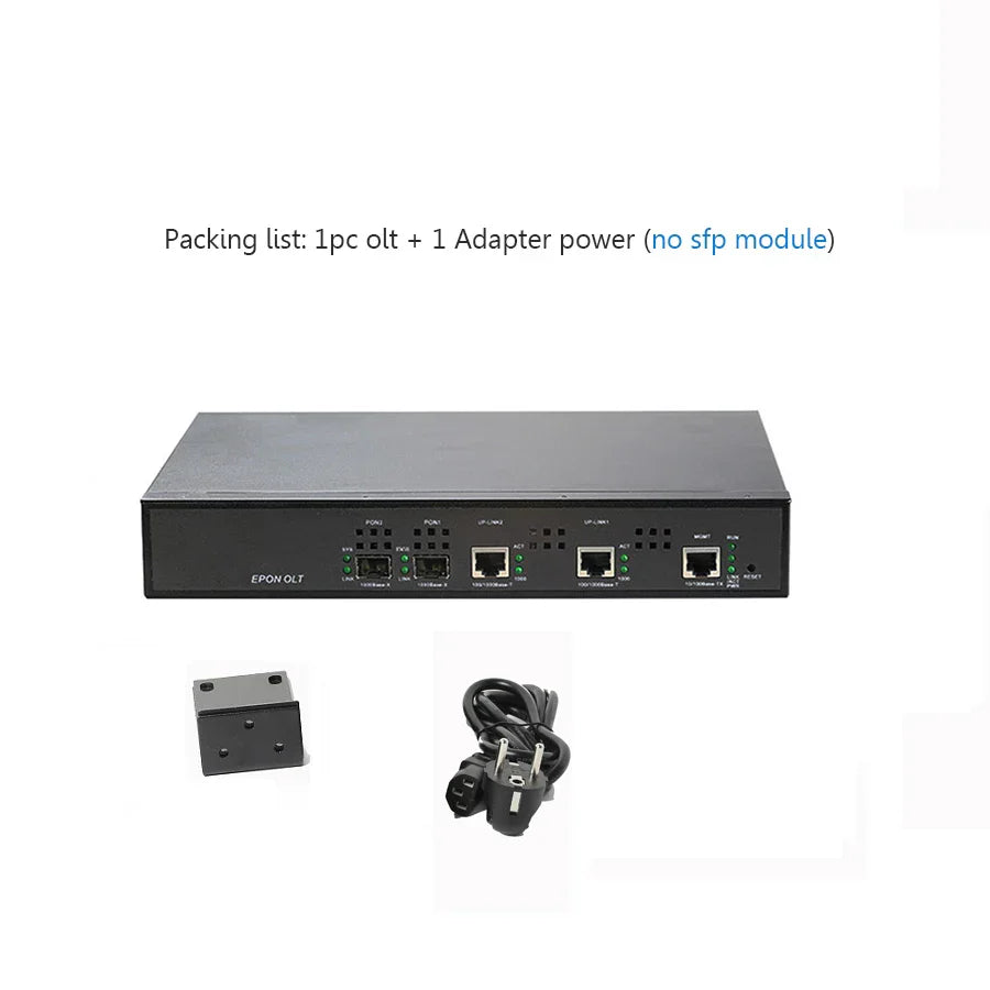 FTTH EPON OLT Fiber Optic Equipment, 2Port, PX20