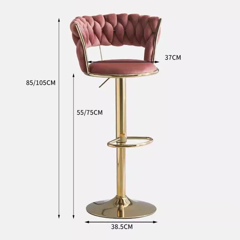 Luxury Modern Bar Stools Nordic Office Kitchen Chair