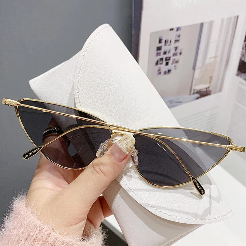 New Cat Eye Sunglasses Women Trendy 2023 Vintage