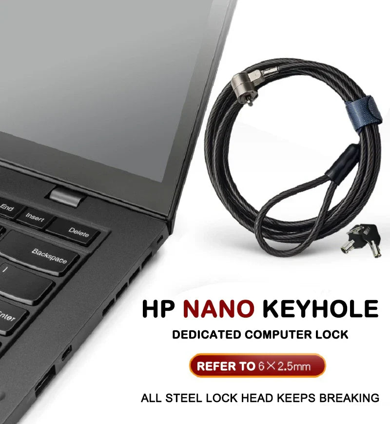 New Laptop Computer Lock Security Security Anti-Theft Laptop