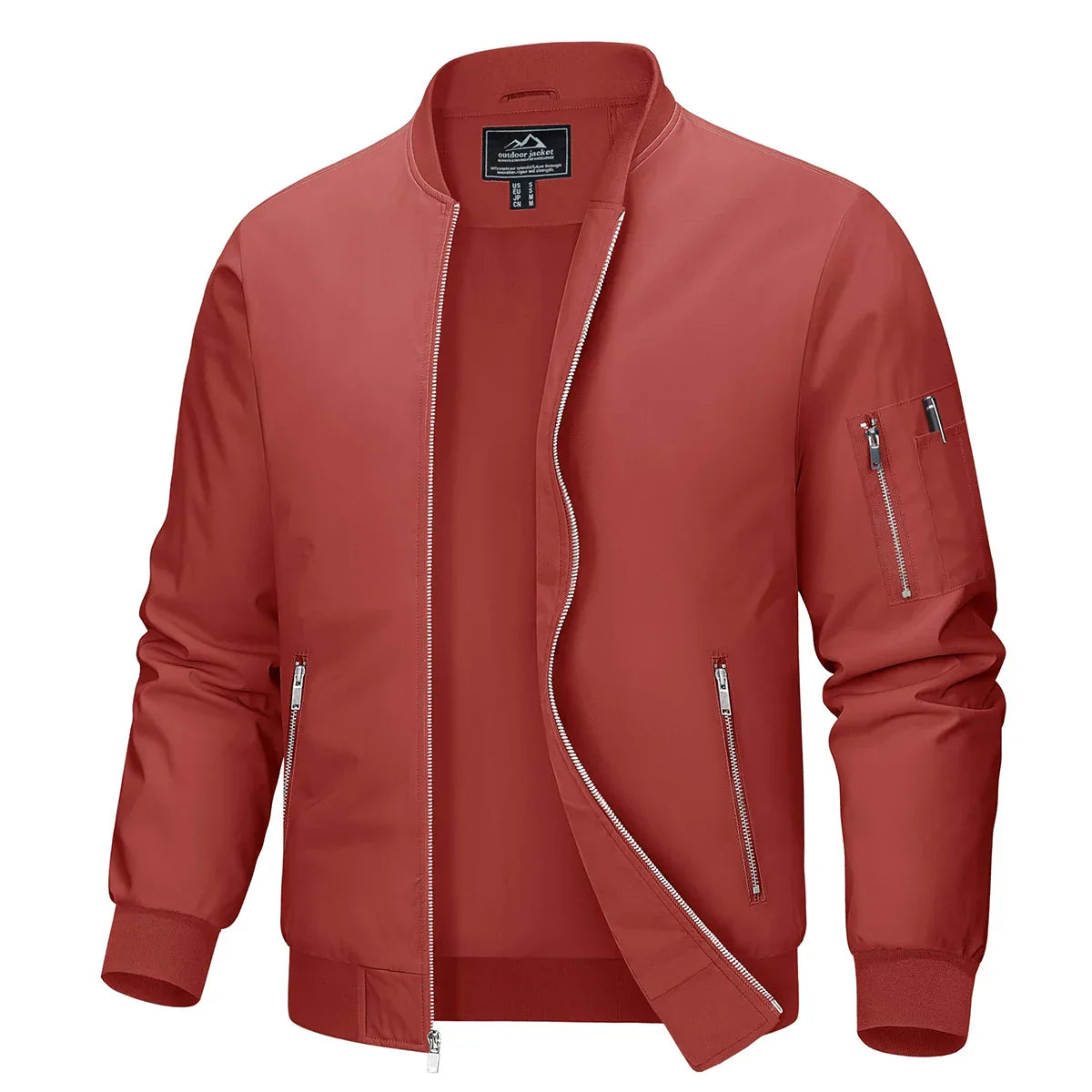 MAGCOMSEN Men's Lightweight Casual Jackets Spring Autumn Windbreaker