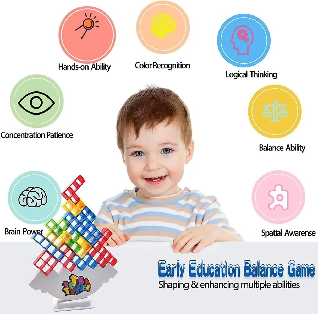 Hot Stacking Stack Building Blocks Balance Game Blocks