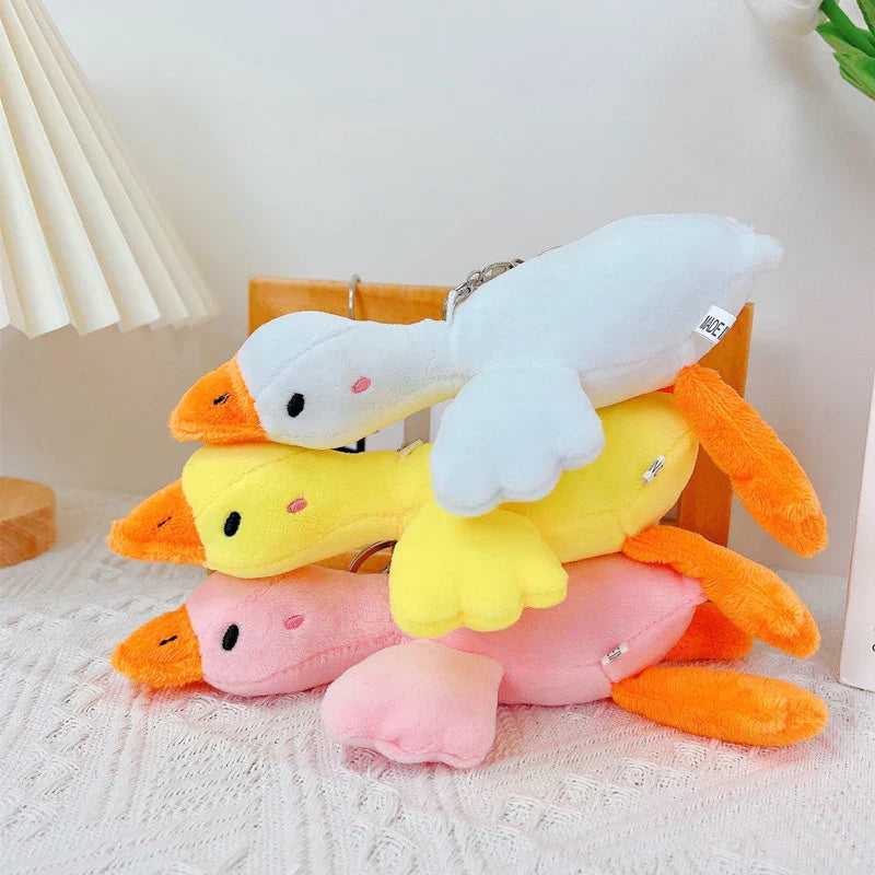 Duck Keychain Plush Keychain Goose Keychain Big Goose