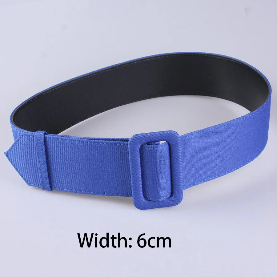 Width 2cm/4cm/6cm Women's Belt Fashion Casual Simple All-match