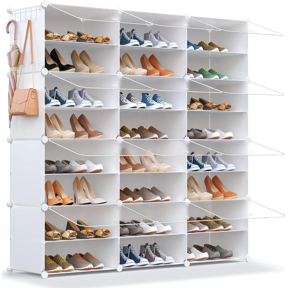 Shoe Rack Organizer, 48 Pair Shoe Storage Cabinet