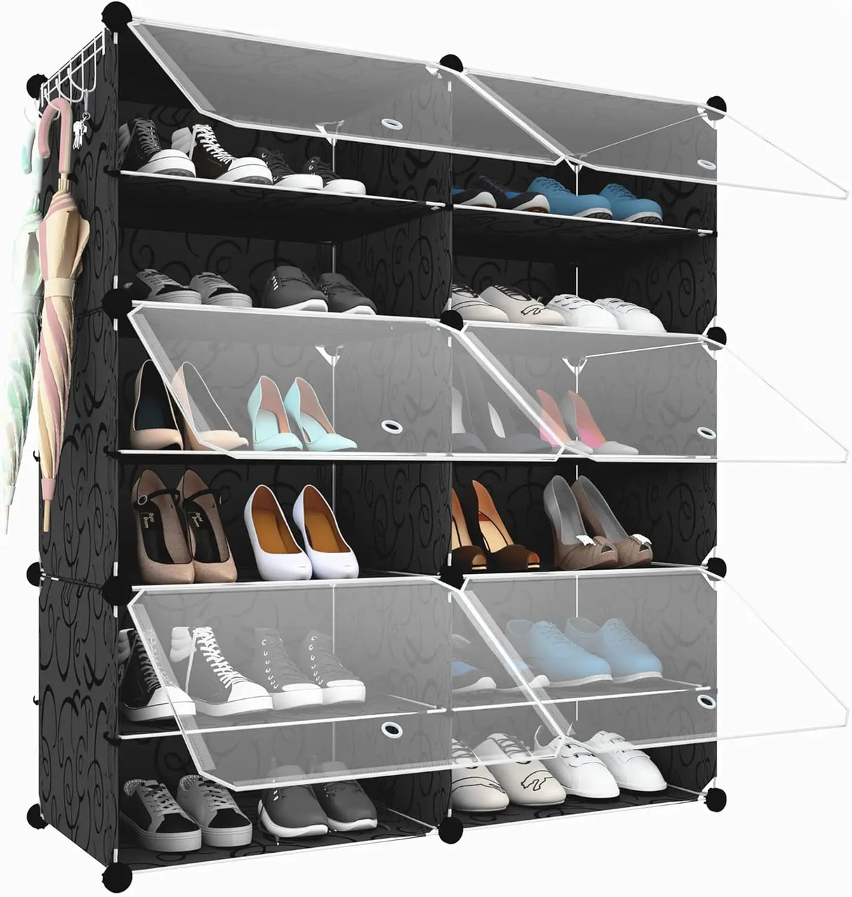 Shoe Rack Organizer, 48 Pair Shoe Storage Cabinet