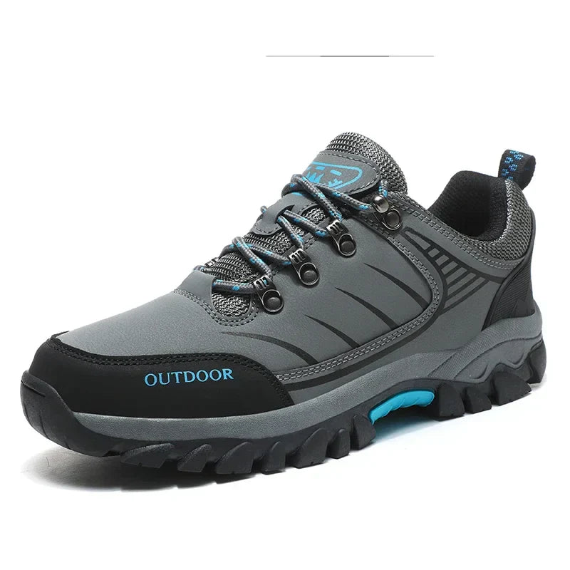 Shoes for Men Snow Boots Winter Plush Warm Men Boots Waterproof Leather Sneakers Hot Men Motorcycle Boots Outdoor Winter