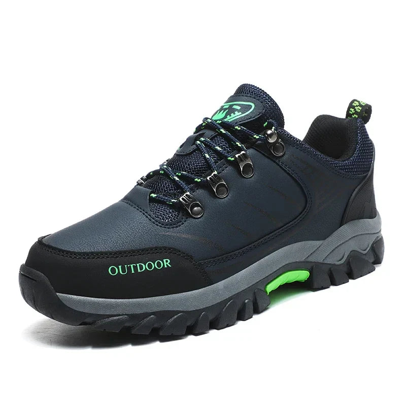 Shoes for Men Snow Boots Winter Plush Warm Men Boots Waterproof Leather Sneakers Hot Men Motorcycle Boots Outdoor Winter