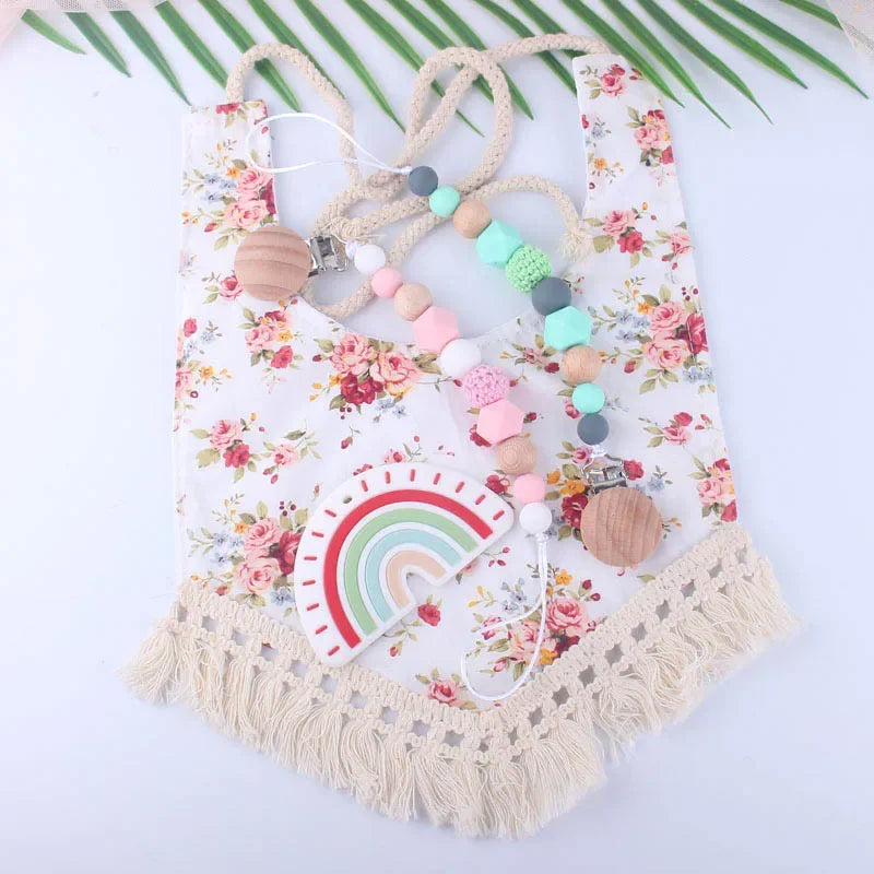 Silicone Dummy Clips Baby Pacifier Leashes & Cases