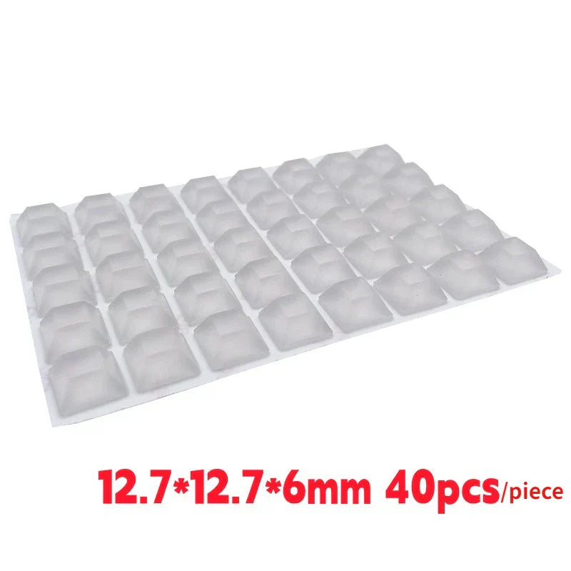 Silicone Furniture Pads Square Self-Adhesive Stick Bumper Pad