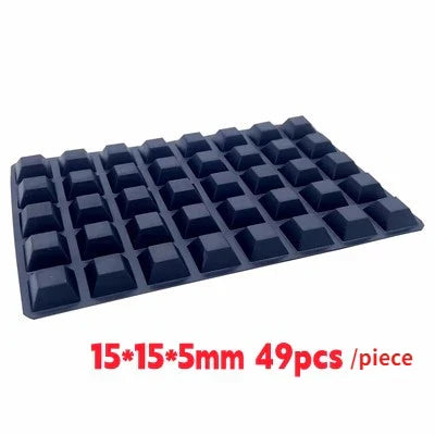 Silicone Furniture Pads Square Self-Adhesive Stick Bumper Pad