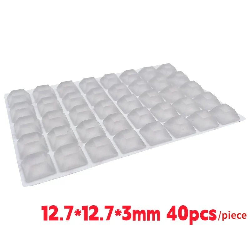 Silicone Furniture Pads Square Self-Adhesive Stick Bumper Pad