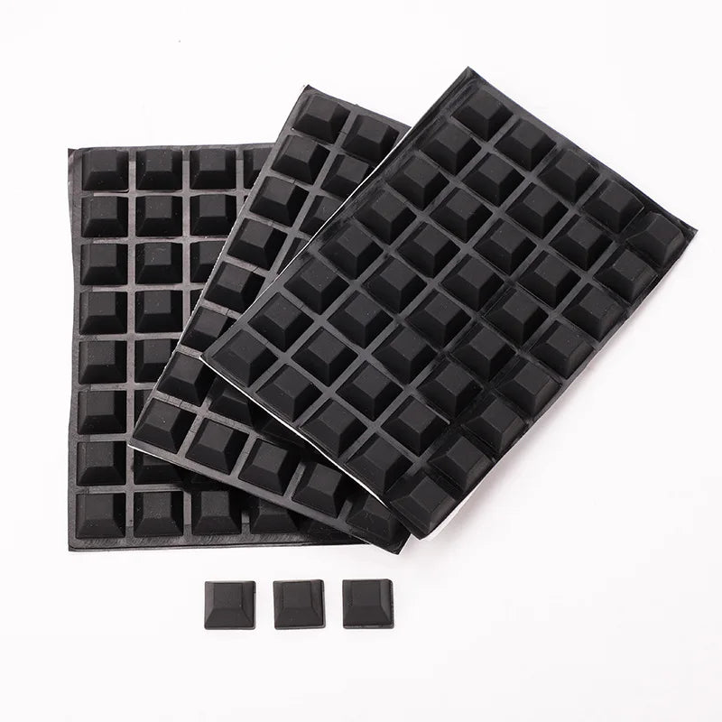 Silicone Furniture Pads Square Self-Adhesive Stick Bumper Pad