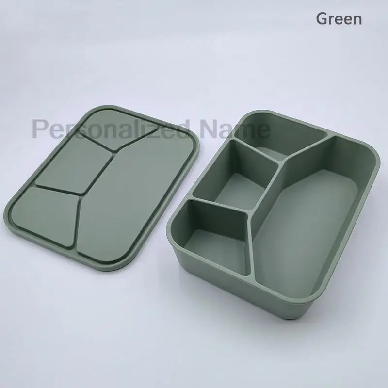 Silicone Lunch Box With Interlayer Adult lunch Box