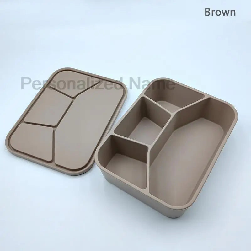 Silicone Lunch Box With Interlayer Adult lunch Box